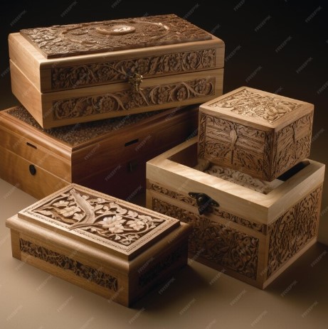 Decorative Wooden Boxes and Keepsakes