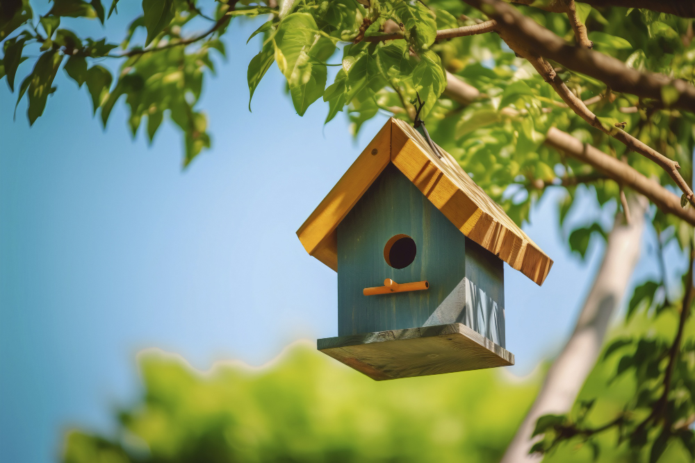 Wooden Bird House